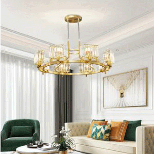 Đèn Chùm Pha lê Trang Trí Phong Cách Hiện Đại D9917-8