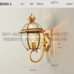 Đèn treo tường cao cấp B2065-1